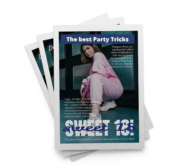 Print birthday magazine in small print run