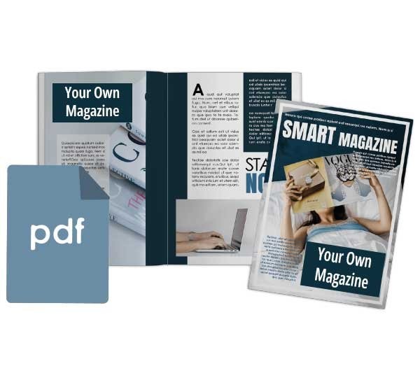 Print PDF as a high quality magazine 
