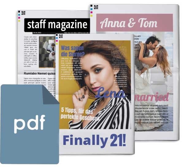 Print PDF as a real newspaper