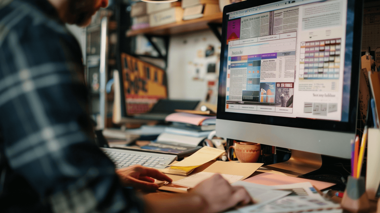 Font embedding in newspaper layout on a PC