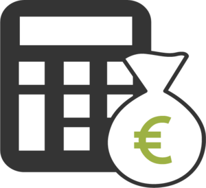 Icon for transparent calculations and costs
