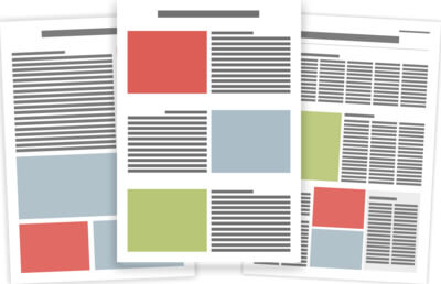 A variety of ready-to-use newspaper templates
