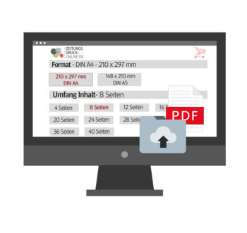 Magazin online konfigurieren und über Warenkorb bestellen