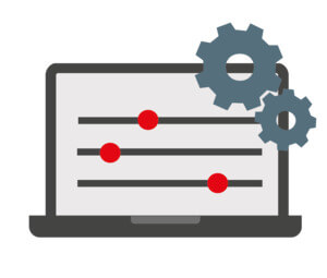 Icon: Individuelles Printprodukt online konfigurieren