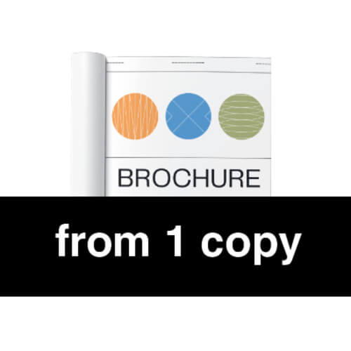 Small run brochure printing from just 1 copy