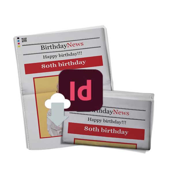 Create an 80th birthday newspaper with InDesign