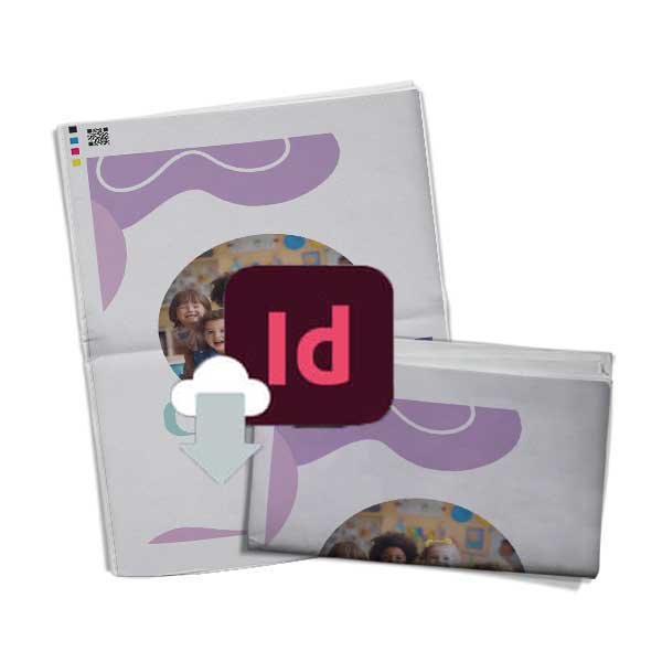 Preschool newspaper template InDesign download