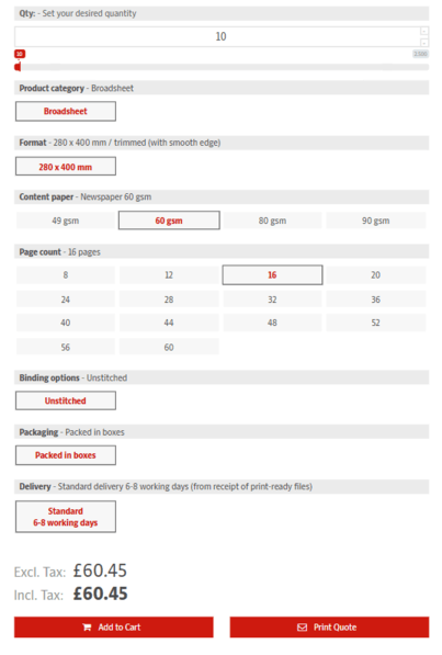 Download PDF from Canva and order it as a real newspaper
